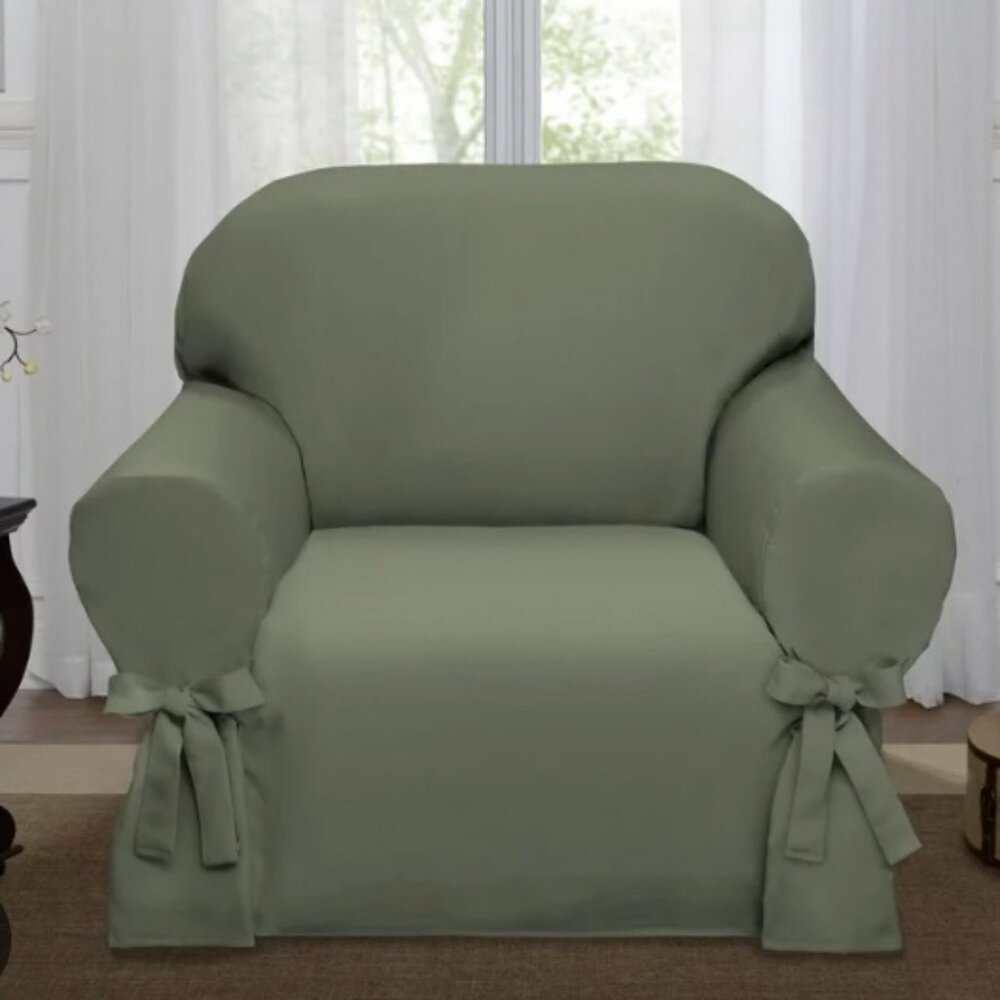 Sanctuary Lucerne Chair Slipcover - Green